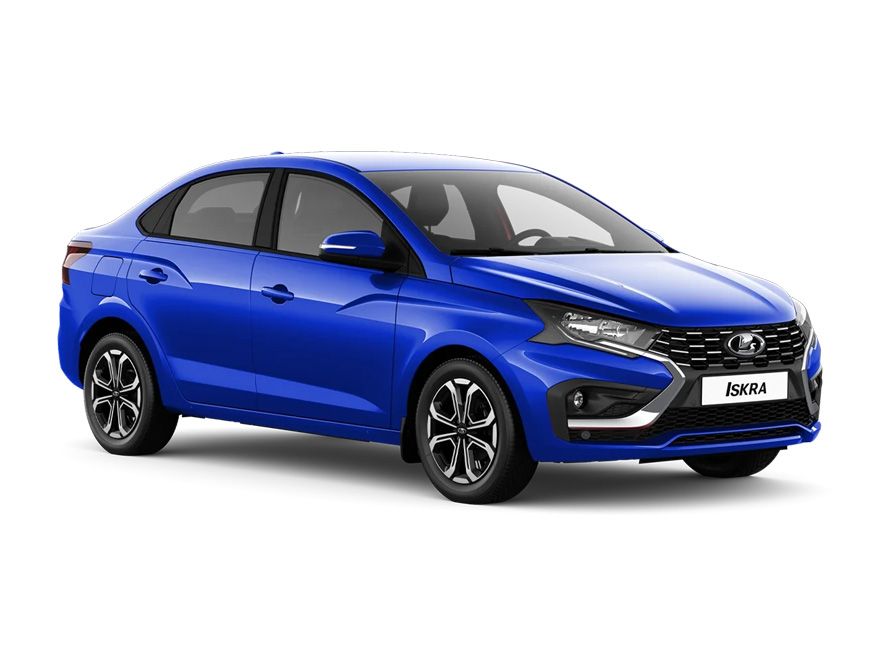 LADA Iskra синего цвета