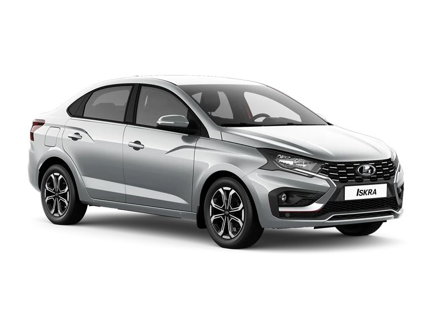 LADA Iskra серебристого цвета