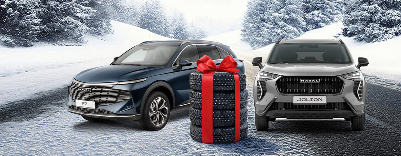 Комплект зимних шин и дополнительное оборудование в подарок